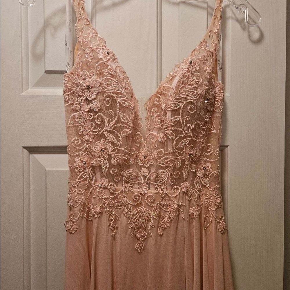 Pink prom dress